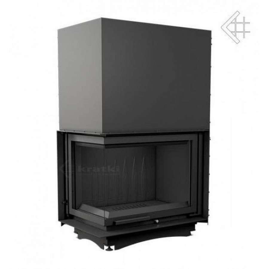 Каминная топка Kratki Amelia/L/BS/G (угловое стекло слева, гильотина) Амазонка бай фото в Бобруйске