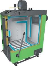 Твердотопливный котел SAS MI 42 в Бобруйске