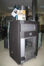 Стальной камин со стеклом Теплодар Сиеста 20 фото  в Бобруйске