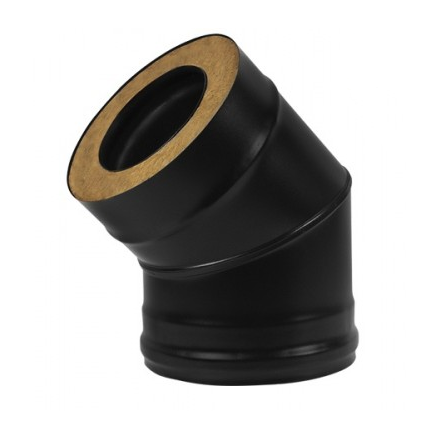 Сэндвич-отвод 45° Black Везувий купить в Бобруйске