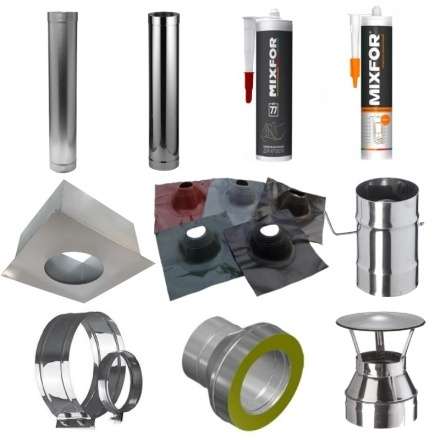 Комплект для печей диаметр 115 мм Комплект для печей диаметр 115 мм купить в Бобруйске