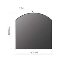 Лист напольный Везувий, 2мм, черный 1200*1200*2 R641 в Бобруйске