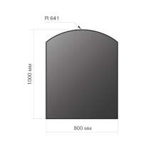 Лист напольный Везувий, 2мм, черный 1000*800*2 R641 в Бобруйске