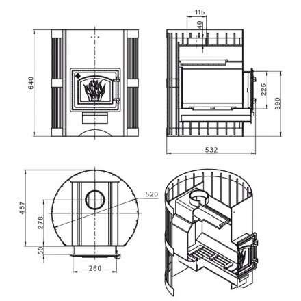 Печь для бани Везувий Скиф Стандарт 16 (ДТ-3) б/в 2022 в Бобруйске