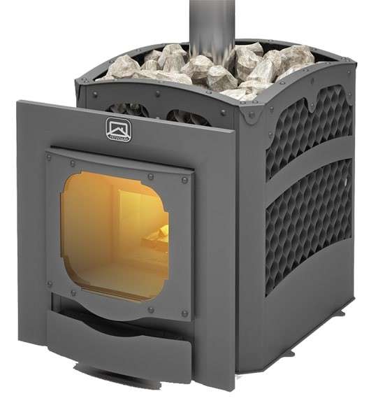 Печь для бани Теплодар Былина-Сетка-24 Ч Панорама (1.1) (без дверцы) Амазонка бай фото в Бобруйске