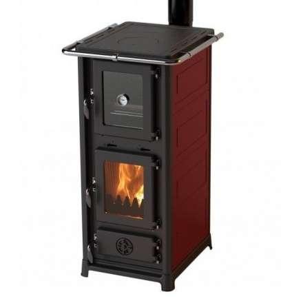 Печь-камин MBS Olympia Plus бордовая Амазонка бай фото в Бобруйске