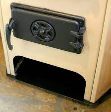 Купить Печь-камин MBS Corner кремовый сталь в Бобруйске Амазонка бай фото в Бобруйске