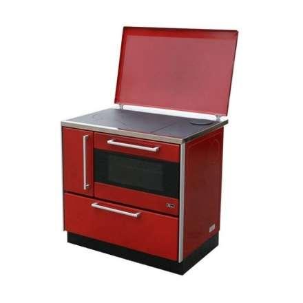 Плита на дровах MBS Royal 720 Plus P (с крышкой) красная Амазонка бай фото в Бобруйске