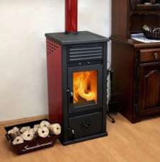 Купить Печь-камин MBS Vesta Plus красная в Бобруйске в Бобруйске