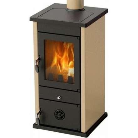 Печь-камин MBS Vesta Eco кремовая фото в Бобруйске