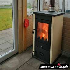 Печь-камин MBS Vesta Eco кремовая в Бобруйске
