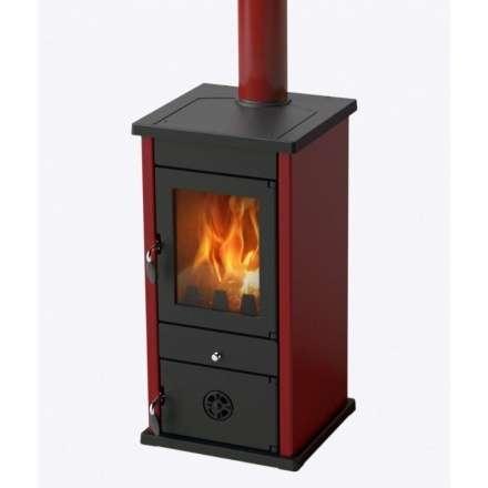 Печь-камин MBS Vesta Eco бордовая фото в Бобруйске