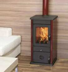 Купить Печь-камин MBS Vesta Eco бордовая в Бобруйске в Бобруйске