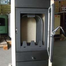 Купить Печь-камин MBS Thermo Vesta Plus кремовая (с водяным контуром) в Бобруйске в Бобруйске