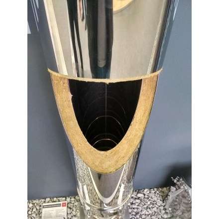 Сэндвич-труба 1 м Везувий 0,8 мм в Бобруйске