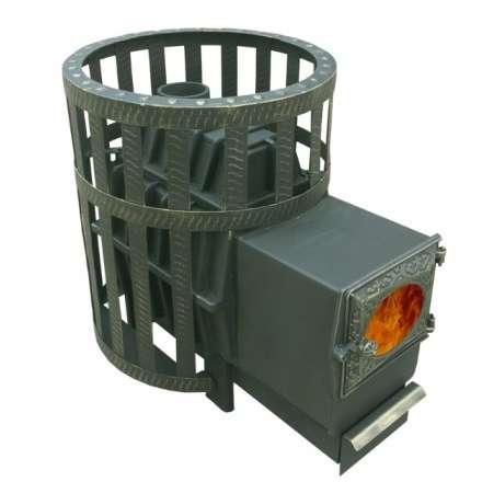 Печь Воевода 20 ДТ3-стекло сетчатый кожух купить в Бобруйске