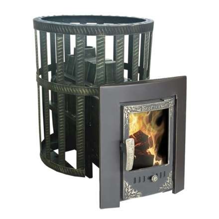 Печь Воевода 20 сетчатый кожух купить в Бобруйске