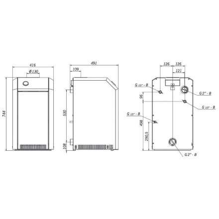 Газовый котел Лемакс Премиум 16 в Бобруйске