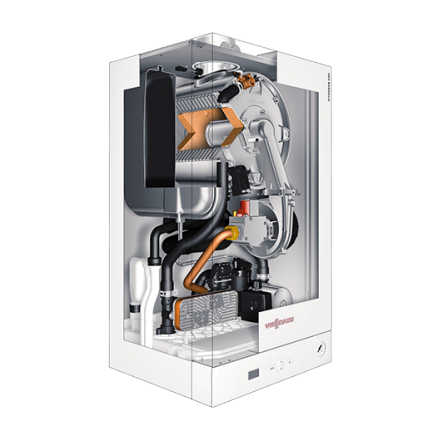 Конденсационный котел Viessmann Vitodens 50-W BPJD 24 кВт двухконтурный в Бобруйске