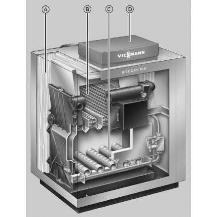 Газовый котел Viessmann Vitogas 100-F 60 в Бобруйске